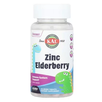 KAL Dinosaurs Cink és bodza, vegyes bogyós ízű, 90 db