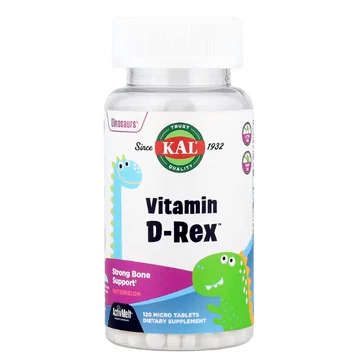 KAL Dinosaurs Vitamin D-Rex (600 NE), görögdinnye ízű, 120 db