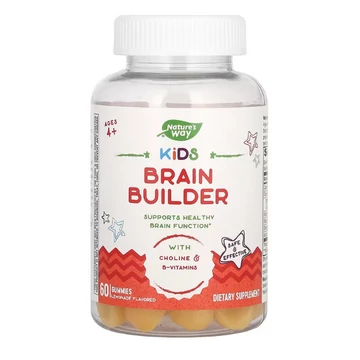 Nature's Way Kids Brain Builder gumivitamin, limonádé ízű, 4 éves kortól, 60 db gumicukor