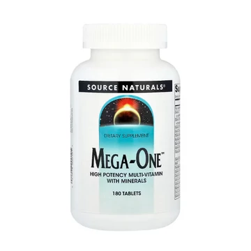 Source Naturals Mega-One™ Multivitamin Ásványi Anyagokkal, 180 db