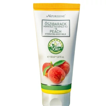 Naturissimo Őszibarack testápoló tej, 150 ml