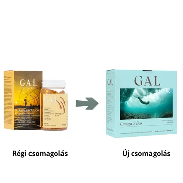 GAL Omega-3 Eco, 60 darab lágyzselatin kapszula