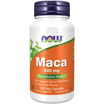 NOW Foods Maca 500 mg vegan kapszula, 100 db