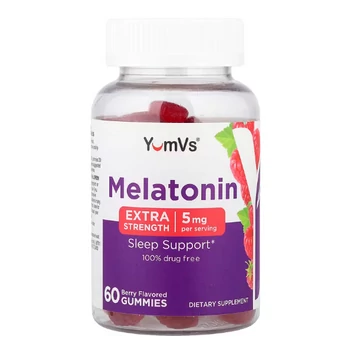 YumVs Melatonin gumivitamin bogyós ízű 2,5 mg, 60db