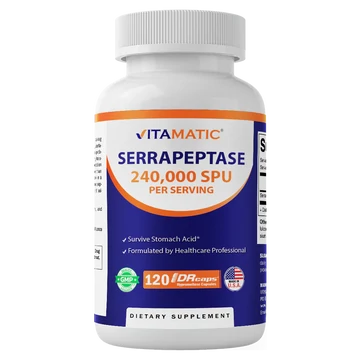 Vitamatic Szerrapeptáz (120,000 SPU), 120 db