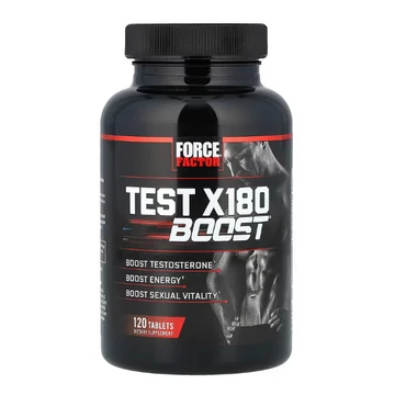 Force Factor Test X180 Boost tesztoszteronszintet támogató étrend-kiegészítő, 120 db