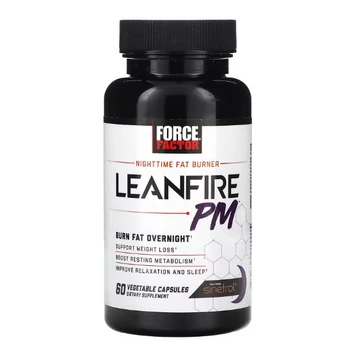 Force Factor LeanFire Éjszakai zsírégető, 60 db