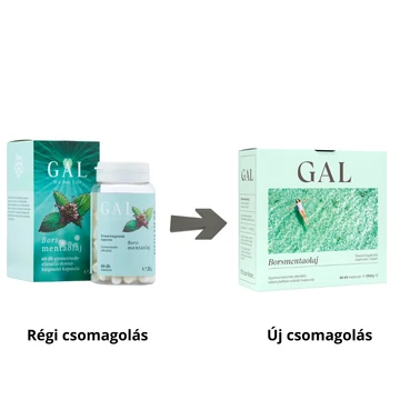 GAL Borsmentaolaj, 100 mg x 60 kapszula