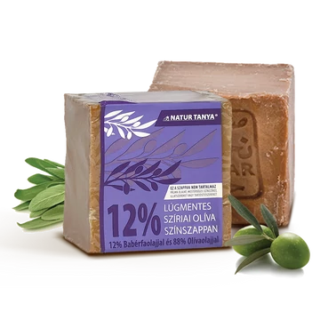 Natur Tanya N. Lúgmentes Színszappan - 12% Babérfaolaj és 88% Olívaolaj, 200g
