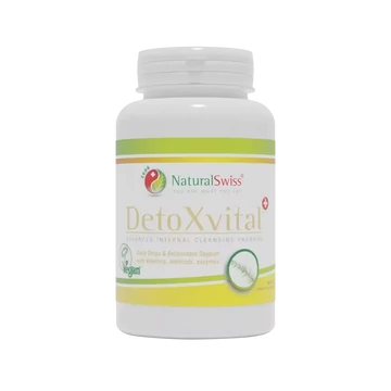 NaturalSwiss Detox Vital immunerősítő antioxidáns formula, 90 kapszula