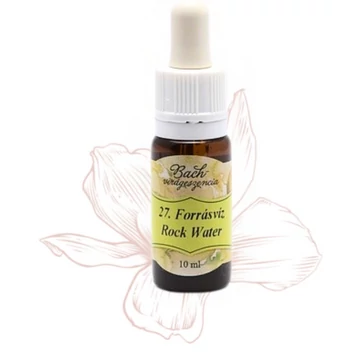 Bach virágterápia,  10 ml - Forrásvíz, a rugalmasság gyógyírja - 27-es