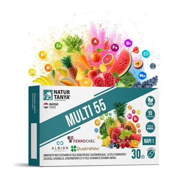 Natur Tanya Multi 55 fermentált multivitamin kapszula, 30db