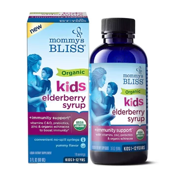 Mommy's Bliss Organikus Kids Immunity szirup, 1–12 éveseknek, 90 ml