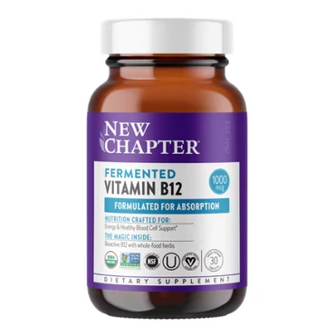 New Chapter Fermentált vegán B-12 Vitamin, 30 db