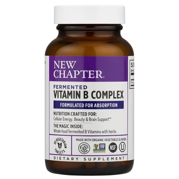 New Chapter Fermentált B-vitamin Komplex, 30 db