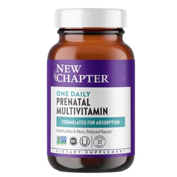New Chapter One Daily Prenatal Multivitamin Szülés előtti támogatás, 30 db