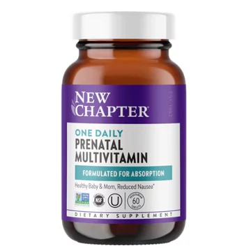 New Chapter One Daily Prenatal Multivitamin Szülés előtti támogatás, 60 db