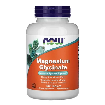 NOW Foods Magnesium Glycinate, 180 db
