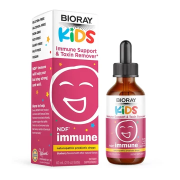 Bioray Kids NDF Immune, áfonyás ízű, 59 ml