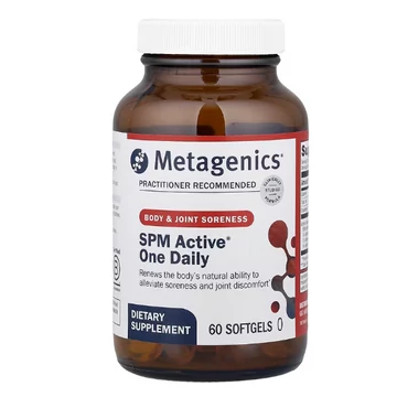 Metagenics SPM Active One Daily, speciális omega-3 SPM a gyulladás csökkentéséért, 60 lágyzselatin kapszula