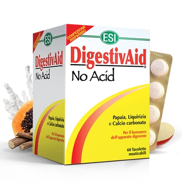 Natur Tanya Esi Digestiv Aid - No Acid, természetes savlekötő, lúgosító tabletta 60db