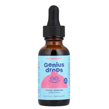 JoySpring Genius Drops, fókusz és figyelem támogatása, 30 ml