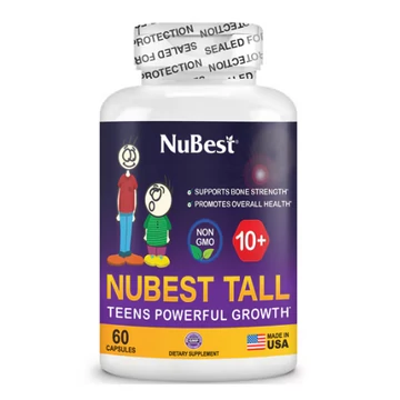 NuBest Tall 10+ tinédzserek növekedését támogató formula, 60 kapszula