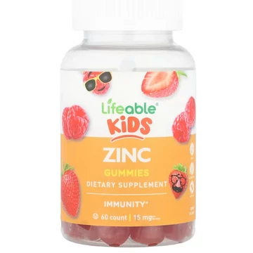 Lifeable Kids Cink gumivitamin, bogyós ízű, 15 mg, 60 db gumicukor