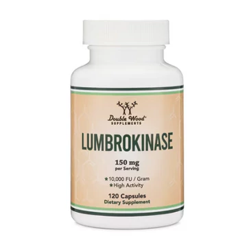 Double Wood  Lumbrokinase, 150 mg, 120 db