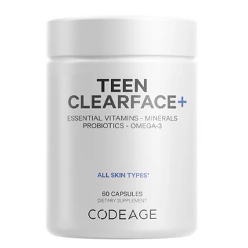 Codeage Teen vitamin komplex a tiszta arcbőrért, 60db