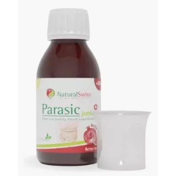 NaturalSwiss PARASIC JUNIOR Parazitaellenes gyógynövény szirup gyermekeknek 150ml