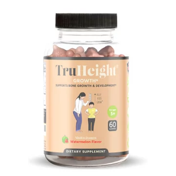 TruHeight Növekedést támogató multivitamin gumivitamin, görögdinnye ízű, 5 éves kortól, 60 db gumicukor