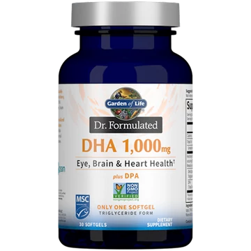 DHA 1000 mg 30 db, Garden of Life, Dr. Formulated