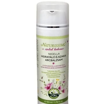 Naturissimo A család kedvence Nigella Hidratáló Éjszakai Arckbalzsam 50ml