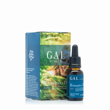 GAL K-komplex + D3-vitamin Forte, 1000 mcg K-komplex + 4000 NE D3 x 60 adag