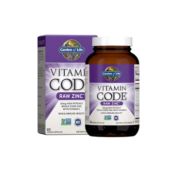 Garden of Life Vitamin Code RAW Zinc vegán kapszula, 60 db