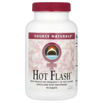 Source Naturals HotFlash tabletta menopauzára, 90db
