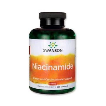Swanson Niacnamid , 500 mg, 250 db