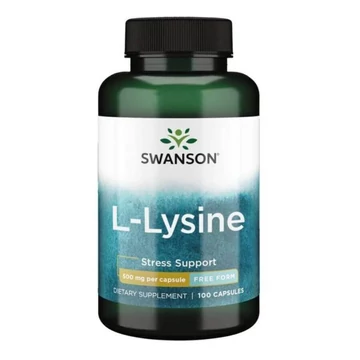 Swanson L-lysine, 500 mg, 100 db