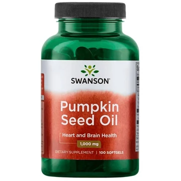 Swanson Pumpkin seed oil tökmagolaj, 1000 mg kapszula, 100 db