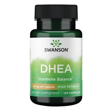 Swanson DHEA, High Potency, 25 mg, 120 Capsules