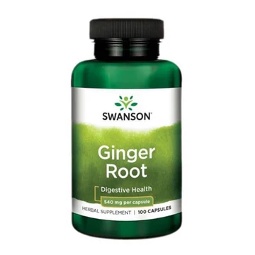 Swanson Ginger root gyömbér, 540 mg, 100 db