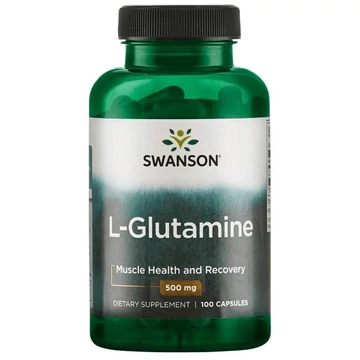 Swanson L-glutamine, 500 mg, 100 db