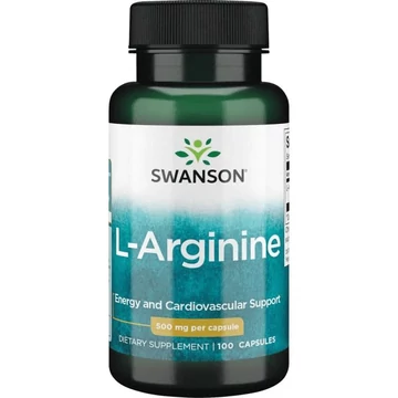 Swanson L-arginine , 500 mg, 100 db