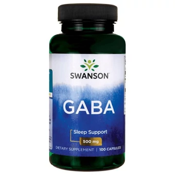 Swanson Gaba, 500 mg, 100 db