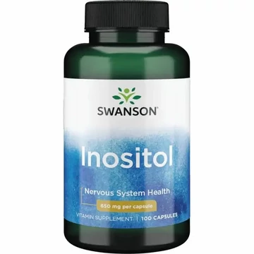 Swanson Inositol, 650 mg kapszula, 100 db