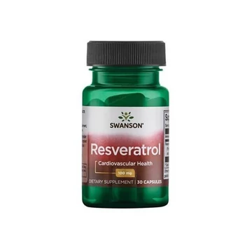 Swanson Resveratrol, 100 mg, 30 db