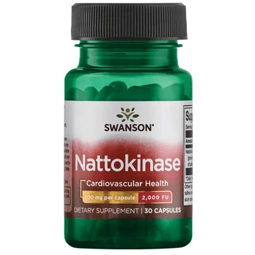 Swanson Nattokinase nattokináz enzim, 2000 fu, 30 db