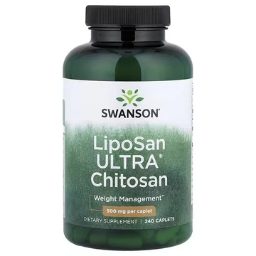 Swanson LipoSan Ultra Kitozán zsírfelszívódást támogató étrend-kiegészítő, 500 mg, 240 db