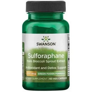 Swanson Sulforafhan from broccoli brokkoli kivonat-indol, 400 mcg, 60 db